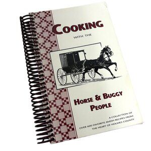 Amish Cook Book Horse & Buggy People 1997 Vintage